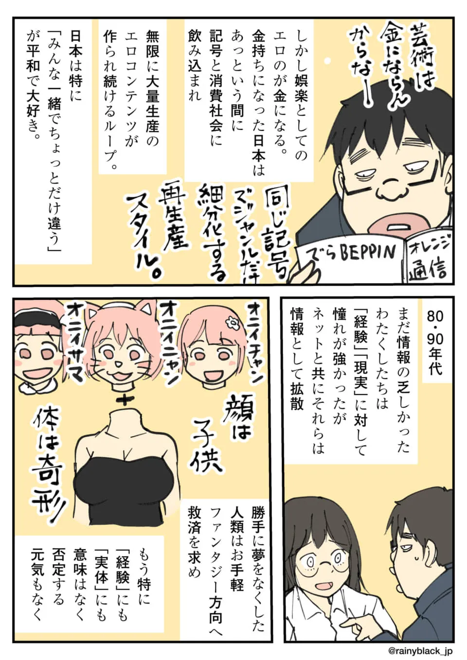 日本におけるエロコンテンツの変化
