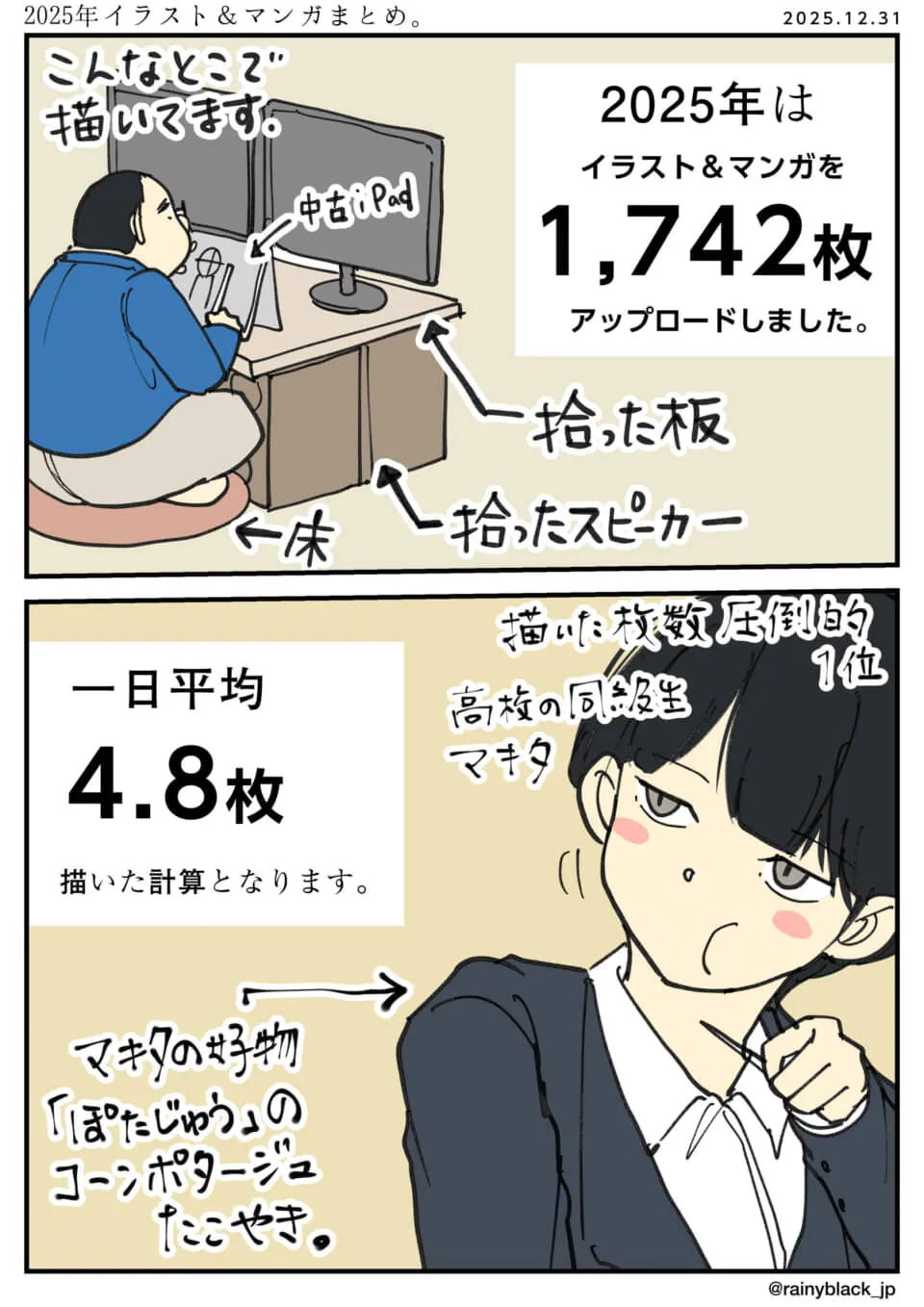 2025年のイラスト総まとめ。