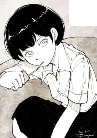 じっとみる